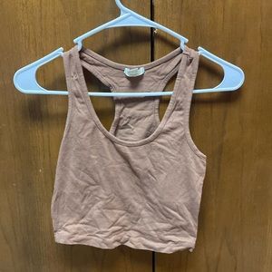 Small Brown Bozzolo Crop Top